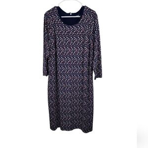 Lauren Ralph Lauren Women's Geo Printed Dress Sz 3X 3/4 Sleeves